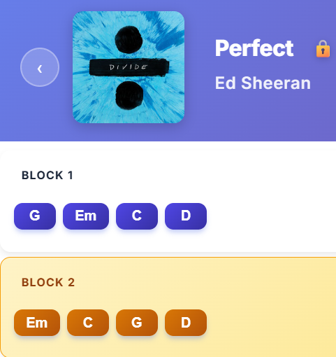 Ed Sheeran - Perfect met Capo 1 (Open akkoorden G, Em, C, D)